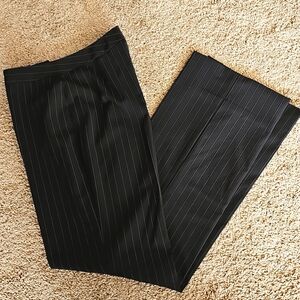 Black Textured Dress Pants Size 10